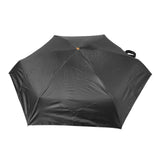 6 Ribs Umbrella Sun Protection UPF50 Impact Cloth Portable Folding Umbrella for Sunny Rainy Black
