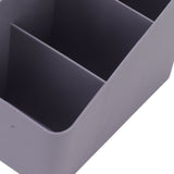 Tissue Box Organizer with Lid Plastic Exquisite Smooth Surface Tissue Desk Organizer for Home Office Purple
