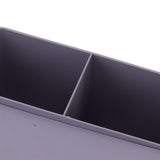Tissue Box Organizer with Lid Plastic Exquisite Smooth Surface Tissue Desk Organizer for Home Office Purple