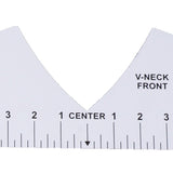 8PCS T Shirt Ruler Guide PVC Clothing Centering Design T Shirt Alignment Tool for Heat Press Accessories