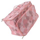 Knitting Bag Pink Oxford Cloth DIY Multifunctional Portable Crochet Holder Bag with Dividers for Knitting Needles Yarn Balls Sewing Supplies - Extra Image