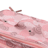 Knitting Bag Pink Oxford Cloth DIY Multifunctional Portable Crochet Holder Bag with Dividers for Knitting Needles Yarn Balls Sewing Supplies - Extra Image