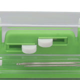 Auto Needle Threader Home Hand Sewing Automatic Thread Device with 5 Needles for The Aged Utilities Cross Stitch Green