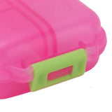 Medicine Box Medicine Case Plastic Waterproof 10 Compartments Buckle Lock Weekly Portable Medicine Container Rose Red - Extra Image