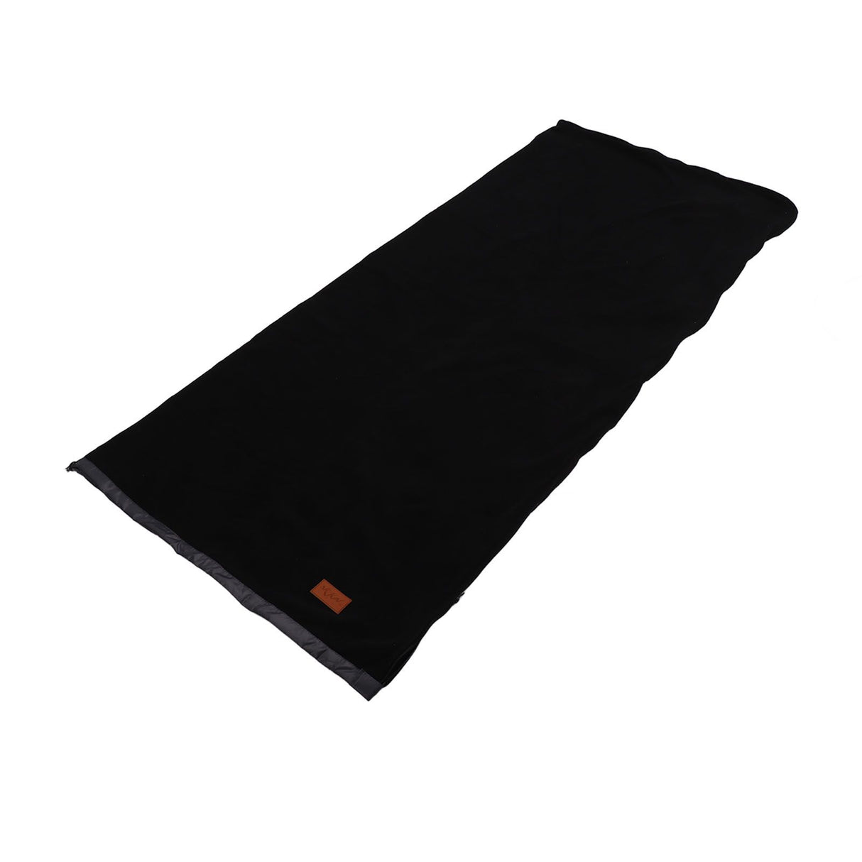 Sleeping Bag Liner Super Thick Fleece Soft Sleeping Bag Liner Blanket for Camping Travel Backpacking Black