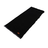 Sleeping Bag Liner Super Thick Fleece Soft Sleeping Bag Liner Blanket for Camping Travel Backpacking Black - Side View