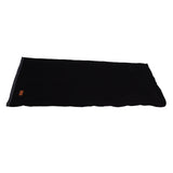 Sleeping Bag Liner Super Thick Fleece Soft Sleeping Bag Liner Blanket for Camping Travel Backpacking Black - Top-Down View