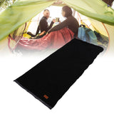Sleeping Bag Liner Super Thick Fleece Soft Sleeping Bag Liner Blanket for Camping Travel Backpacking Black - Extra Image