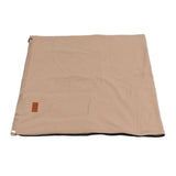 Sleeping Bag Liner Super Thick Fleece Soft Sleeping Bag Liner Blanket for Camping Travel Backpacking Earthy Yellow - Rear View
