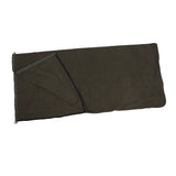 Sleeping Bag Liner Super Thick Fleece Soft Sleeping Bag Liner Blanket for Camping Travel Backpacking OD Green - Front View