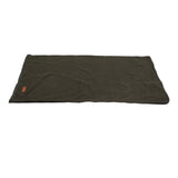 Sleeping Bag Liner Super Thick Fleece Soft Sleeping Bag Liner Blanket for Camping Travel Backpacking OD Green - Top-Down View