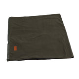 Sleeping Bag Liner Super Thick Fleece Soft Sleeping Bag Liner Blanket for Camping Travel Backpacking OD Green - Rear View