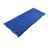 Sleeping Bag Liner Super Thick Fleece Soft Sleeping Bag Liner Blanket for Camping Travel Backpacking Jewel Blue - Side View