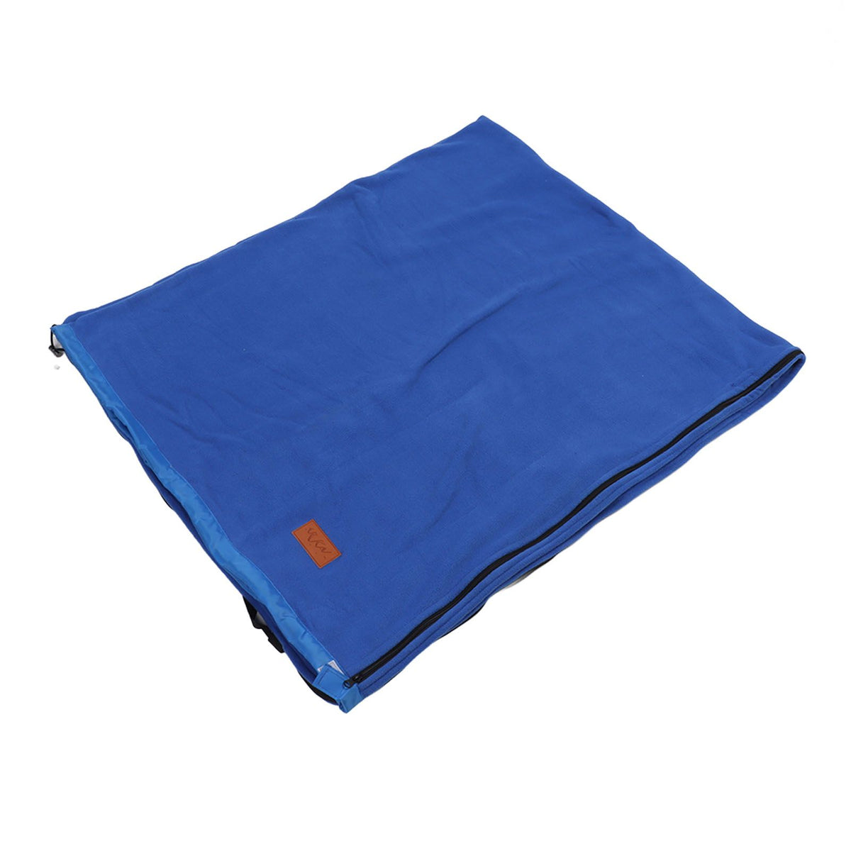 Sleeping Bag Liner Super Thick Fleece Soft Sleeping Bag Liner Blanket for Camping Travel Backpacking Jewel Blue