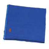Sleeping Bag Liner Super Thick Fleece Soft Sleeping Bag Liner Blanket for Camping Travel Backpacking Jewel Blue - Close-Up Angle