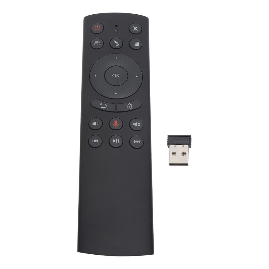 Voice Remote Control 2.4G Wireless Voice Sensing Remote Mouse with USB Receiver for G10S TV Box PC Projector