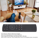Voice Remote Control 2.4G Wireless Voice Sensing Remote Mouse with USB Receiver for G10S TV Box PC Projector