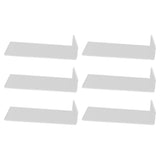 6Pcs Floating Shoes Rack Basketball Shoes Football Shoes Display Rack Wall Acrylic Transparent Sneakers Shelf