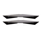 2pcs Wall Mount Floating Corner Shelves Quarter Round Hanging Corner Shelves for Bedrooms Living Rooms Shower Room Black - Extra Image