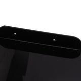 2pcs Wall Mount Floating Corner Shelves Quarter Round Hanging Corner Shelves for Bedrooms Living Rooms Shower Room Black