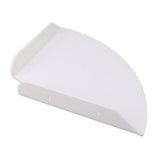 2pcs Wall Mount Floating Corner Shelves Quarter Round Hanging Corner Shelves for Bedrooms Living Rooms Shower Room White - Extra Image