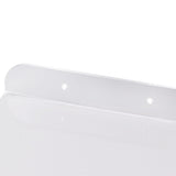 2pcs Wall Mount Floating Corner Shelves Quarter Round Hanging Corner Shelves for Bedrooms Living Rooms Shower Room Transparent - Extra Image