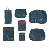 7 Pcs Luggage Packing Bags Polyester Waterproof Luggage Packing Cubes for Business Trip Travel Green