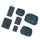 7 Pcs Luggage Packing Bags Polyester Waterproof Luggage Packing Cubes for Business Trip Travel Green - Extra Image