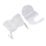 Electric Guitar Wall Mount Sturdy Acrylic Seamless High Stability Electric Guitar Hanger for Display Storage - 45-Degree Angle