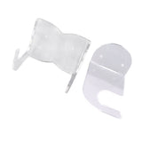 Electric Guitar Wall Mount Sturdy Acrylic Seamless High Stability Electric Guitar Hanger for Display Storage - Rear View