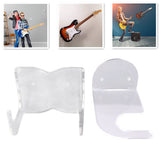 Electric Guitar Wall Mount Sturdy Acrylic Seamless High Stability Electric Guitar Hanger for Display Storage