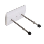 Skateboard Hanger Durable Acrylic Vertical Floating Effect High Stability Skateboard Wall Mount for Deck Display Storage White