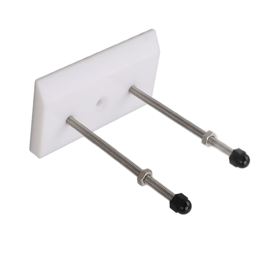 Skateboard Hanger Durable Acrylic Vertical Floating Effect High Stability Skateboard Wall Mount for Deck Display Storage White