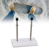 Skateboard Hanger Durable Acrylic Vertical Floating Effect High Stability Skateboard Wall Mount for Deck Display Storage White - Extra Image