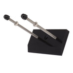 Skateboard Hanger Durable Acrylic Vertical Floating Effect High Stability Skateboard Wall Mount for Deck Display Storage Black