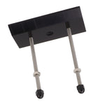 Skateboard Hanger Durable Acrylic Vertical Floating Effect High Stability Skateboard Wall Mount for Deck Display Storage Black - Low Angle