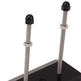 Skateboard Hanger Durable Acrylic Vertical Floating Effect High Stability Skateboard Wall Mount for Deck Display Storage Black