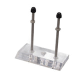 Skateboard Hanger Durable Acrylic Vertical Floating Effect High Stability Skateboard Wall Mount for Deck Display Storage Transparent - 45-Degree Angle