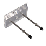 Skateboard Hanger Durable Acrylic Vertical Floating Effect High Stability Skateboard Wall Mount for Deck Display Storage Transparent - Low Angle
