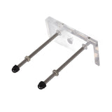 Skateboard Hanger Durable Acrylic Vertical Floating Effect High Stability Skateboard Wall Mount for Deck Display Storage Transparent - Extra Image
