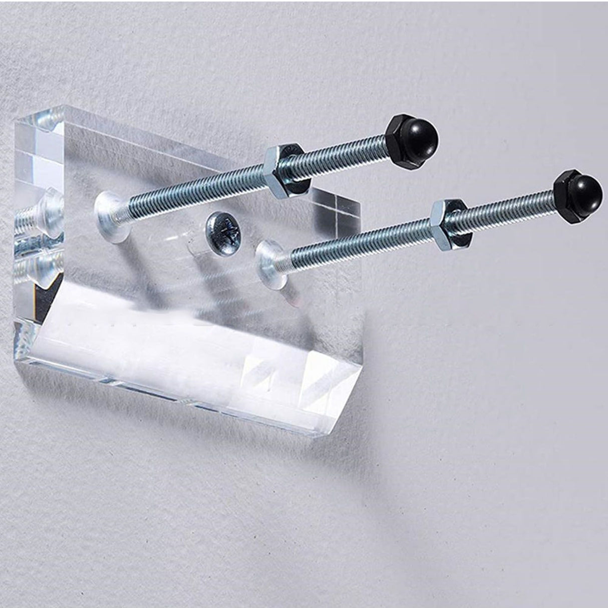 Skateboard Hanger Durable Acrylic Vertical Floating Effect High Stability Skateboard Wall Mount for Deck Display Storage Transparent
