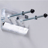 Skateboard Hanger Durable Acrylic Vertical Floating Effect High Stability Skateboard Wall Mount for Deck Display Storage Transparent - Extra Image