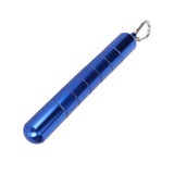 Cigar Tube Aluminum Alloy Waterproof Detachable Sealed Lightweight Cigar Case Tube for Daily Use Blue - Front View