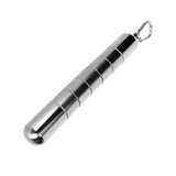 Cigar Tube Aluminum Alloy Waterproof Detachable Sealed Lightweight Cigar Case Tube for Daily Use Silver - Side View