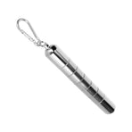 Cigar Tube Aluminum Alloy Waterproof Detachable Sealed Lightweight Cigar Case Tube for Daily Use Silver