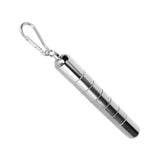 Cigar Tube Aluminum Alloy Waterproof Detachable Sealed Lightweight Cigar Case Tube for Daily Use Silver - 45-Degree Angle