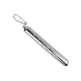 Cigar Tube Aluminum Alloy Waterproof Detachable Sealed Lightweight Cigar Case Tube for Daily Use Silver