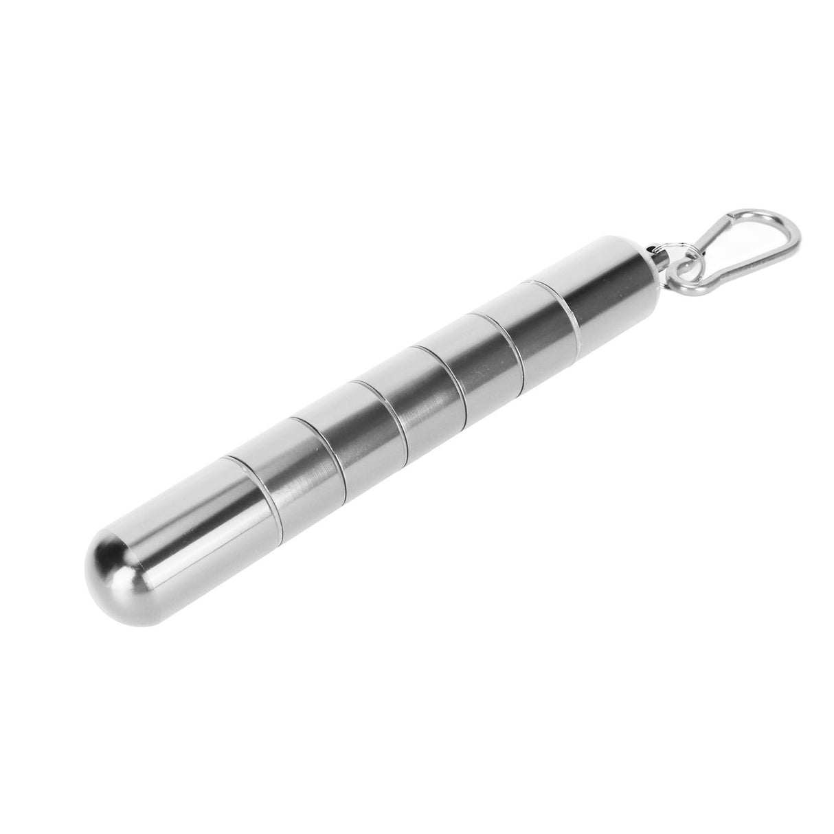 Cigar Tube Aluminum Alloy Waterproof Detachable Sealed Lightweight Cigar Case Tube for Daily Use Silver