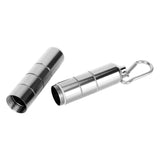 Cigar Tube Aluminum Alloy Waterproof Detachable Sealed Lightweight Cigar Case Tube for Daily Use Silver