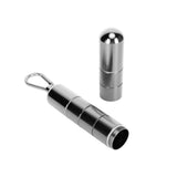 Cigar Tube Aluminum Alloy Waterproof Detachable Sealed Lightweight Cigar Case Tube for Daily Use Silver